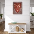 thumbnail image 2 of Cuadro Decorativo - escudo cristiano Jr  Impresión en canvas, estrechado., 2 of 2
