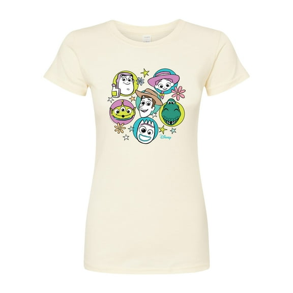 Toy Story 4 - Group Grid - Juniors Fitted Graphic T-Shirt