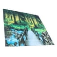 thumbnail image 4 of Polyester Tapestry Forest Landscape Pattern Wall Hanging Blanket Bedroom Dormitory Decors150x150cm, 4 of 9