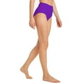 thumbnail image 5 of Sopiago Black Swimsuit Bottoms Women High Waisted Bikini Bottoms Tummy Control Swimsuit Bottoms Ruched Bathing Suit Swim Bottom High Cut Purple,S, 5 of 6