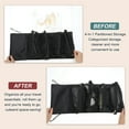 thumbnail image 4 of Unique Bargains Makeup Bag 4 in 1 Detachable Travel Cosmetic Bag for Women Toiletry Bag Waterproof and Durable Make Up Bag with Multiple Compartments Black, 4 of 7