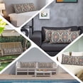 thumbnail image 5 of Boho Colorful Body Pillow Cover, Pillowcase Protectors with Zipper, Breathable Decorative Throw Pillow Case Cover, Ethnic Modern Geometric Abstract Art Pillow Shams for Couch Sofa 20x54Inch, 5 of 8