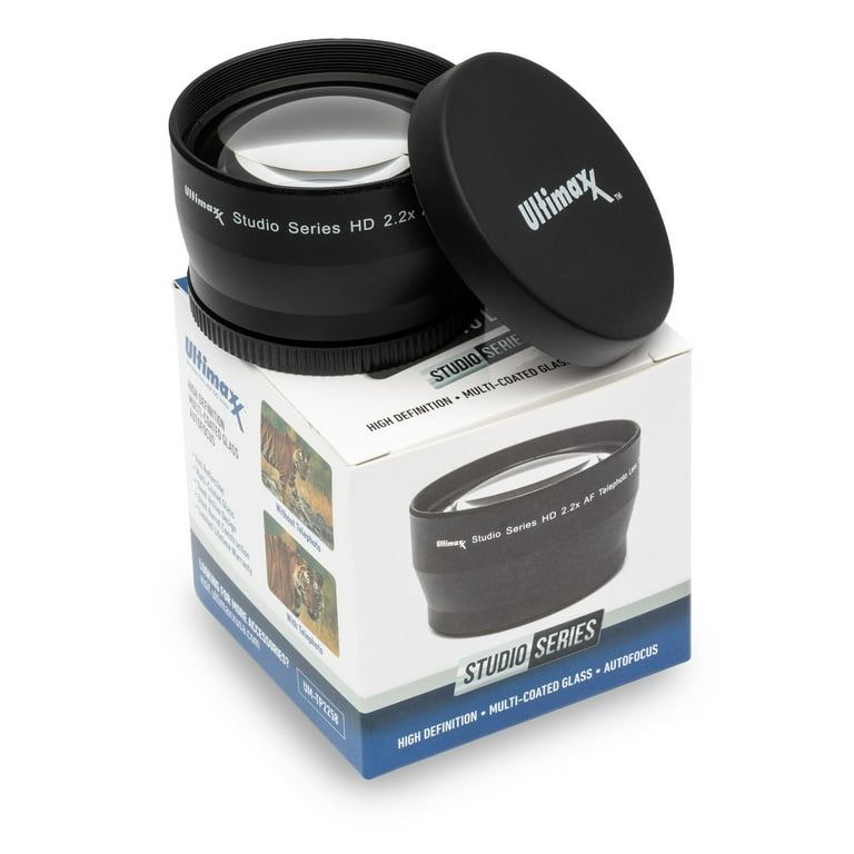 ULTIMAXX 2.2x Telephoto Lens Attachment - 58mm - Walmart.com