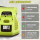 thumbnail image 4 of Para Ryobi 12V 14.4V 18V Batería Charger, para Ryobi Vehículo/auto Charger, Enchufe de Encendedor de Cigarrillos, Portátil Dual Química Litio O NiCad Charger, para Batería P107 P102 P108 P122 P161, 4 of 7
