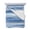 Navy, Azure, White, variant on Quilts Twin Size Bedding Set, Navy Blue Grey Lightweight Quilted Comforter, Abstract Art Oil Painting Blue Ombre Soft Reversible Bedspread Coverlet with Pillow Covers for All Season, 68" x 86"
