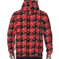 thumbnail image 7 of Rateoe Christmas With Snowflakes Pattern Mens Hoodie, Pullover Hooded Sweatshirt, Kangaroo Pocket Hoodie Ideal for Daily Wear, Travel and Home-4X-Large, 7 of 7