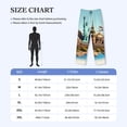 thumbnail image 4 of Balery Iconic Global Landmarks Pantalones de pijama para hombre, pijama ultraligero, pantalón de descanso-X-Large, 4 of 6