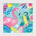 thumbnail image 3 of Great Art Now Fruity Flamingos A by Farida Zaman, 2 Piece Framed Art Set Each 14"W x 14"H, 3 of 3