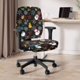 thumbnail image 6 of Chririnla Stretch Office Chair Covers for Gaming Chairs, 2 Pcs Computer Chairs Cover Polyester Office Chair Slipcover Christmas Characters Pattern, 6 of 8