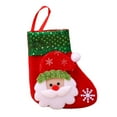 thumbnail image 2 of Dserfhy Mini Christmas Stockings 6 Inch Small Christmas Stockings with Glitter Sequin Cuff 3D Snowman Bear Santa Claus Reindeer Hanging Socks for Xmas Tree Fireplace Decor, 2 of 8