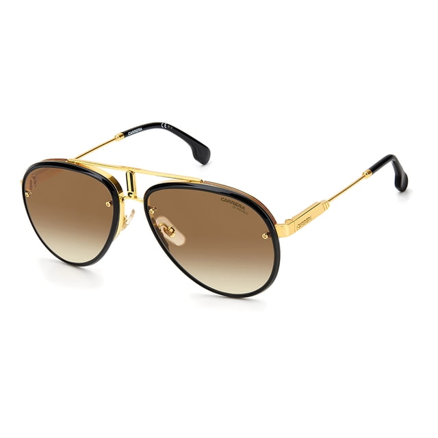 Lentes Carrera Glory 2m286 dorado con negro unisex