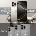 thumbnail image 2 of JETech Soft Clear Case for iPhone 16 Pro 6.3-Inch, Camera Lens Full Protection, Compatible with MagSafe Wireless Charging, Shockproof Electroplated TPU Phone Cover (Natural Titanium), 2 of 6