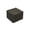 10 PCS - Dark Brown, variant on Noble House 12" Striped Acacia Wood Interlocking Square Deck Tiles, Weather Resistant Outdoor Flooring, Brown, 30 PCS
