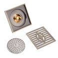 thumbnail image 1 of Desagüe de piso moderno para cocina y baño con desodorante, desagüe de ducha de cobre y acero inoxidable, 1 of 8