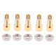 thumbnail image 1 of Conector de clavija para auriculares de 5 pares Enchufe Enchufe con tornillos Cobre, 1 of 9