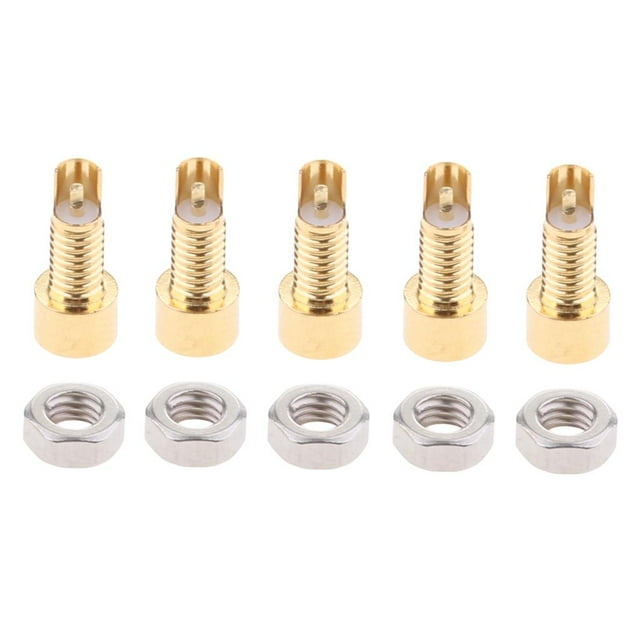 5 tornillos de conector para auriculares, chapados en cobre , para , nuevo