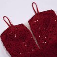 thumbnail image 5 of Women's Sequined Short Homecoming Suspender Sexy Dress Shiny Sweet Prom Party Evening Dress, 5 of 7