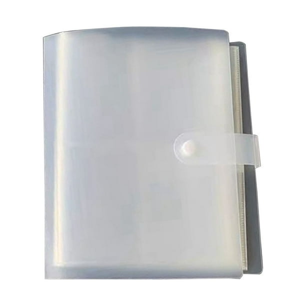 Estuche organizador de joyas de viaje con bolsillos de PVC transparente, organizador de pendientes y collares, estuche portátil anti-deslustre para joyas para el hogar y los viajes, tarjetero y