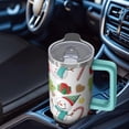 thumbnail image 5 of 30 oz Santa Holiday Elk Tumbler with Handle and Straw, Stainless Steel Insulated Cup 30 oz, Leak Proof Christmas Mug, Festive Gift Ideas, 5 of 5