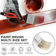 thumbnail image 3 of AEVXKHI 10PCS Wood Paint Brush Set, Flat and Angled Painting Brushes, Flat Paint Brushes, 1.5" Angled Sash Stain Brushes, Assortment for Baseboards, Wall Trim, House Cabinets and Fence Staining, 3 of 11