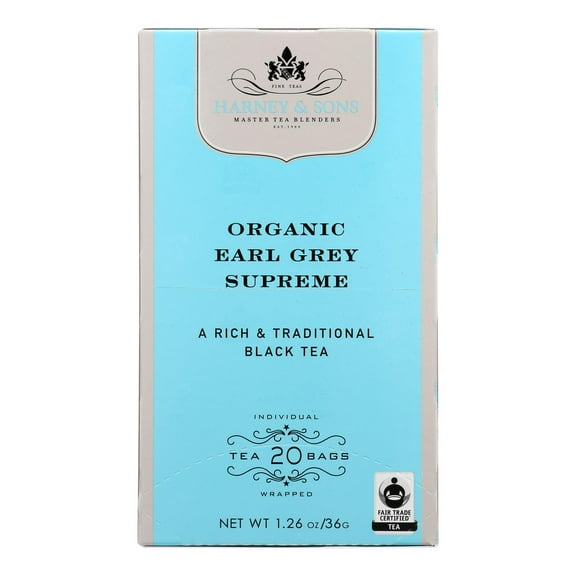 Harney & Sons Earl Grey Supreme - Tea sachet - black - 1.3 oz - pack of 20