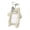 White kitten, variant on Cartoon Plush Photo Card Holder Card Sleeves Photocard Holder Keychain Bag Charm