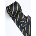 thumbnail image 2 of HISDERN Ties for Men Plaid Checkered Tie with Pocket Square Woven Business Necktie Handkerchief Set, 2 of 6