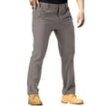 thumbnail image 2 of WTOBBY Men's Outdoor Work Fishing Camping Waterproof Cargo Pants, Tear-Resistant Multi-Pocket Tactical Trousers, Heavy-Duty Wear (Belt Not Included),Gray M, 2 of 5