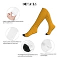 thumbnail image 5 of Lsque Goldenrod Pattern Sport Compression Socks for Men & Women 15-20 mmHg Knee High Nurse Pregnant Running Medical and Travel Athletic, 5 of 6