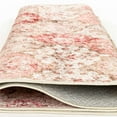 thumbnail image 6 of Alfa Rich 4x6 Area Rugs, Ultra-Thin Boho Pink Cream Rug, Non-Slip Machine Washable, Easy Clean, Pet Friendly Rugs, 6 of 6