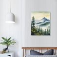 thumbnail image 4 of ARISTURING Wall Art for Living Room Modern Wall Decor for Bedroom Office Decor Abstract Mountain Forest Landscapes Ink Painting Framed Canvas Art Prints Ready to Hang Wall 12x16 in, 4 of 5