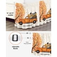 thumbnail image 3 of Fall Harvest Bed Skirt Queen Size 16 Inch Drop, Thanksgiving Truck Pumpkin Trees Leaves Wrap Around Dust Ruffle Bedskirts, Wrinkle & Fade Resistant Easy Fit Bedskirt with Adjustable Elastic, 3 of 8