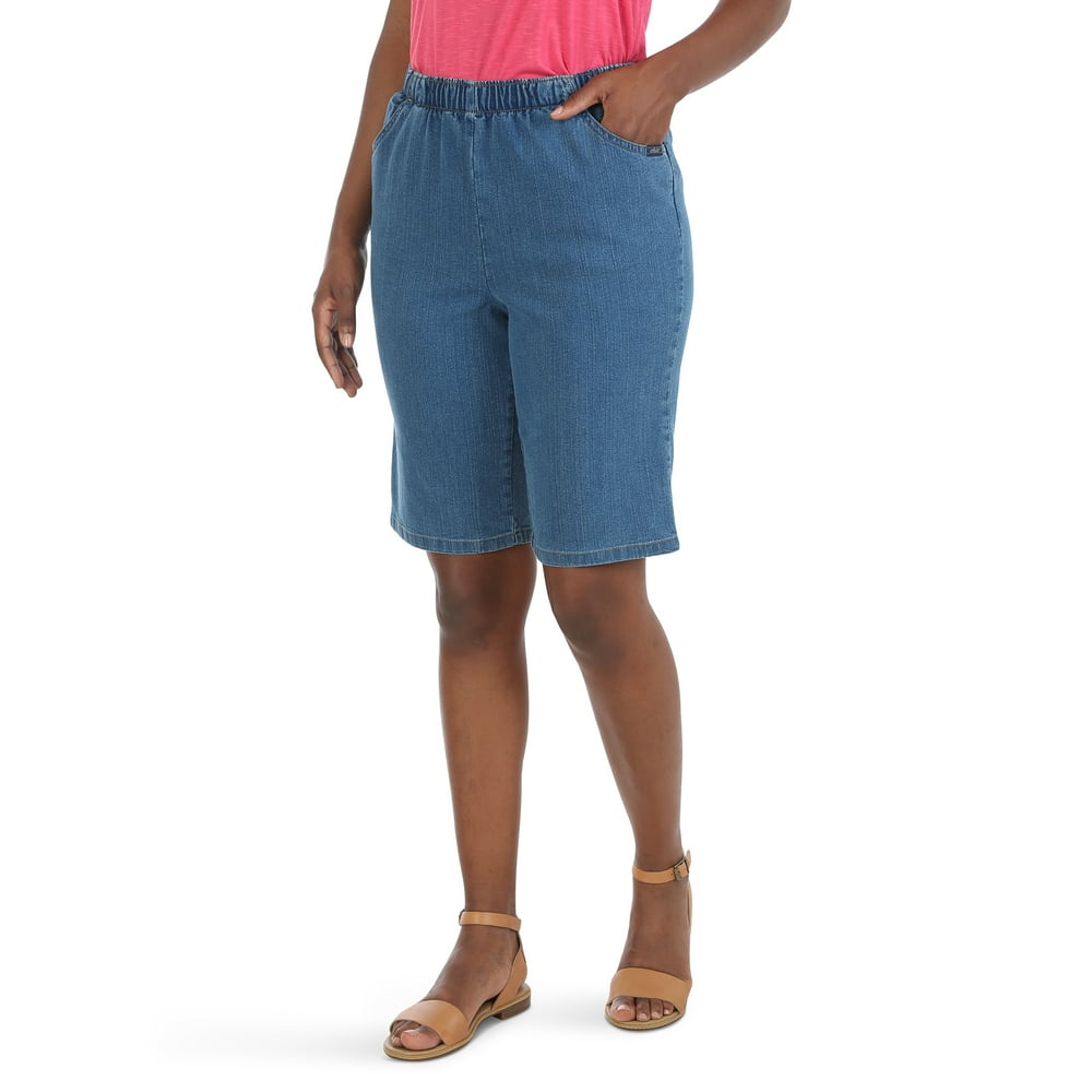 Chic Chic Women's Stretch Pull On Bermuda Short