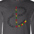 thumbnail image 3 of Inktastic Juneteenth-celebrating Freedom Breaking Chains Long Sleeve T-Shirt, 3 of 4
