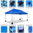 thumbnail image 5 of SANOPY 10x20 Heavy Duty Pop up Canopy Tent with 6 sidewalls Easy Up Commercial Outdoor Canopy Wedding Party Tents for Parties All Season Wind & Waterproof Gazebo with Roller Bag,Blue(Frame Thickened), 5 of 10