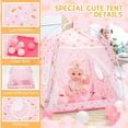 thumbnail image 2 of Portatiendas de campaña Baby Doll Playset DeAO de 12 pulgadas con accesorios, 2 of 7