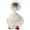 🥝 White_Hot#414, variant on 7 Inch Mini Goose Bikini Outfit Set - Crochet Summer Statue Clothes, Knit Beach Theme Accessories, Sunglasses Costume Decor for Car Desk Display