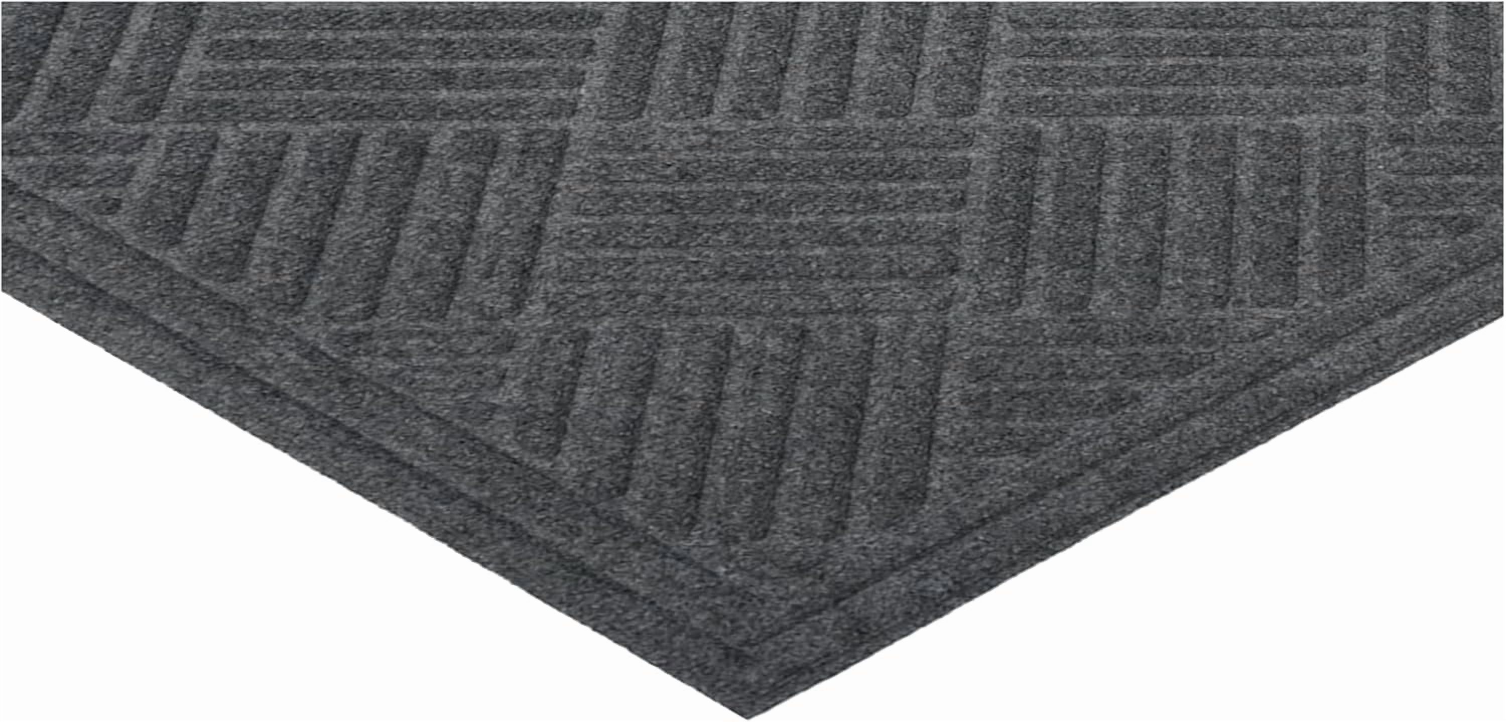 Calloway Mills 113220203 Chess Ribbed Grey Mat 2"x 3"