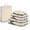 Beige, variant on Gonex 4 Set Compression Packing Cubes for Travel Expandable Luggage Organizers Bags for Carry on Suitcases