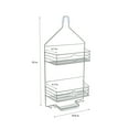 thumbnail image 4 of Organize It All 3-Tier Corner Spa Shower Caddy in Silver and Black, 4 of 7