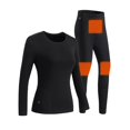 thumbnail image 6 of JIKNTTR Womens Heated Thermal Underwear Set Usb Charge 11 Zone Intelligent Heated Cold Winter Thermal Underwear Heating Underwear Soft Top Bottom Sleepwear Set, 6 of 7