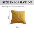 thumbnail image 2 of Pack of 2 Throw Pillow Covers Decorative Farmhouse Couch Pillow Case Soft Plush Square Pillowcase-Style 4-45*45cm-Style 4, 2 of 5