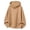 A52 Khaki, variant on Men's Pullover Hoodie Sweatshirt Heavyweight Snap Button Neck Detail Long Sleeve Athletic Casual Solid Fleece Streetwear Tops Outwear for Fall Winter