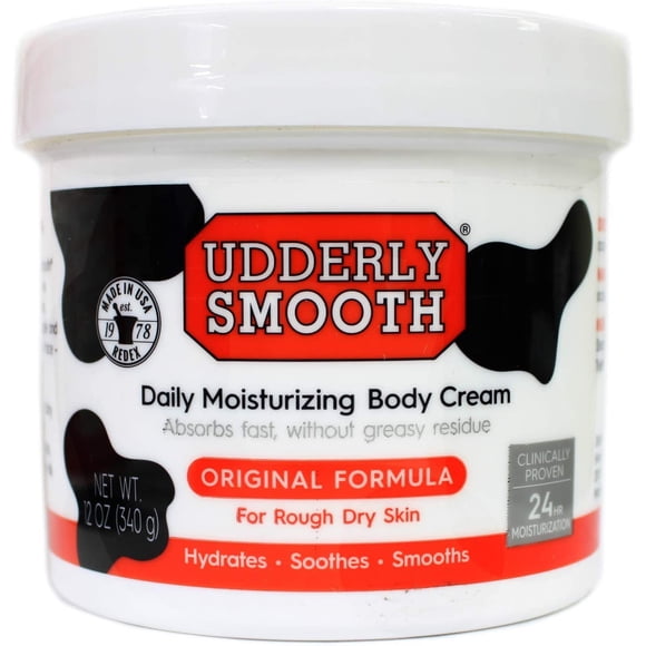 Crema hidratante para piel UDDERLY SMOOTH, 300 ml (paquete de 2)