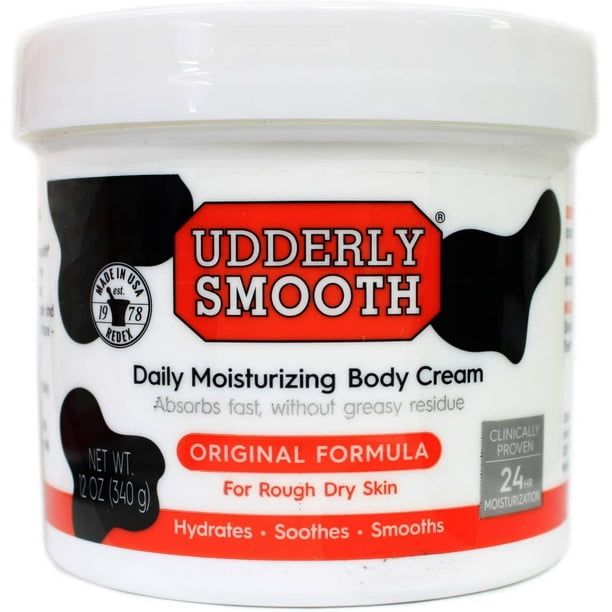Crema hidratante para piel UDDERLY SMOOTH, 300 ml (paquete de 2)