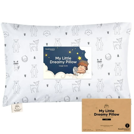 UPC: 0810019222641 | KeaBabies Jumbo Toddler Pillow with Pillowcase 14X20 Kids Pillow for Sleeping (KeaFriends)