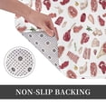 thumbnail image 6 of Gaeub Different Meat Print Door Mat with Heavy Duty Backing,Welcome Mats for Entryway, Flannel Anti-Slip Doormat, Garge Porch Entryway Mat,16x24in Outdoor Indoor Welcome Mat, 6 of 7