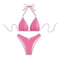 thumbnail image 1 of JAKANYQ Nouveau Bikini à Carreaux Fendu Rétro Charmant, L, 1 of 5