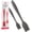 Gray, variant on Kitchen Mama WaltzGrip Platinum Silicone Basting Pastry Brush: Set of 2 Heat-Resistant Brushes Utensils for Cooking, Baking, Grilling, Barbecue, and Spreading Oil, Butter, Egg, Dishwasher-Safe (Teal)