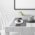 thumbnail image 3 of Juego de 4 manteles individuales, manteles individuales de plástico premium fáciles de limpiar para mesa de comedor, mesa de cocina (negro+gris), 3 of 4